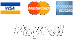 Secure payment by bank card and PayPal. Secure payment by bank card and PayPal.